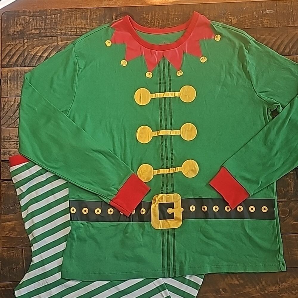 Men's Christmas Wondershop Elf Pajamas XL